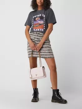 Сумка через плечо с логотипом Guess, розовый