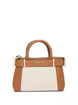 Сумка через плечо с логотипом GUESS USA, коричневый