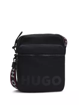 Сумка через плечо с логотипом HUGO, черный