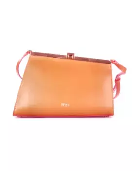 Сумка через плечо с логотипом и застежкой спереди N21, оранжевый