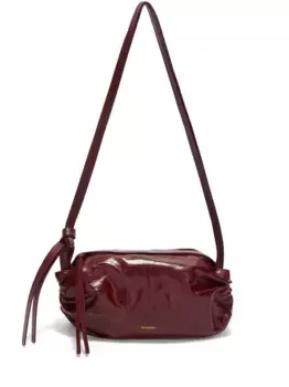 Сумка через плечо с логотипом JIL SANDER, красный