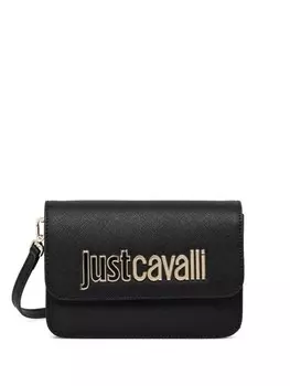 Сумка через плечо с логотипом Just Cavalli, черный