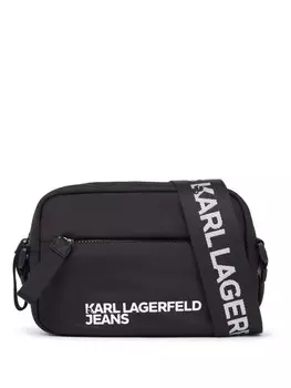 Сумка через плечо с логотипом Karl Lagerfeld Jeans, черный