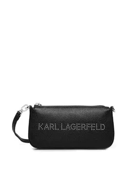 Сумка через плечо с логотипом Karl Lagerfeld, черный