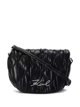Сумка через плечо с логотипом KLogo Signature KARL LAGERFELD, черный