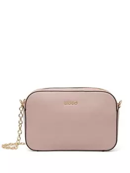 Сумка через плечо с логотипом LIU JO, розовый