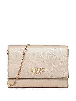 Сумка через плечо с логотипом LIU JO, золотой
