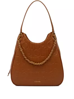 Сумка через плечо с логотипом LIU JO, коричневый