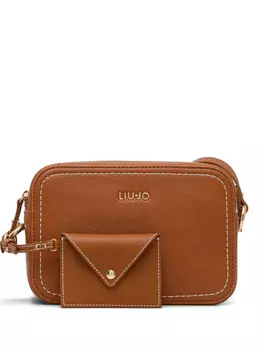 Сумка через плечо с логотипом LIU JO, коричневый