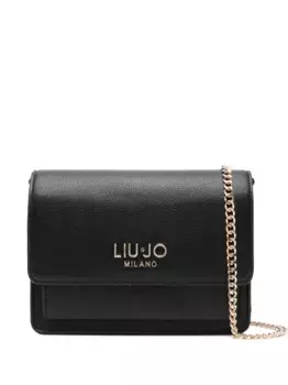 Сумка через плечо с логотипом LIU JO, черный