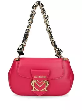 Сумка через плечо с логотипом Love Moschino, розовый