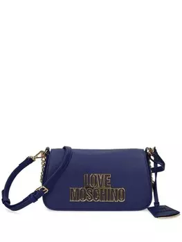 Сумка через плечо с логотипом Love Moschino, синий
