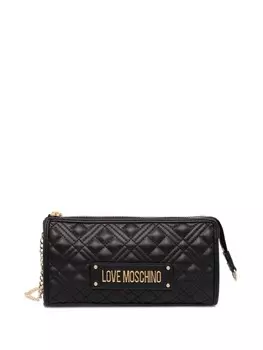 Сумка через плечо с логотипом Love Moschino, черный