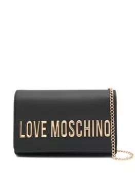 Сумка через плечо с логотипом Love Moschino, черный