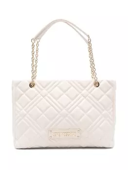 Сумка через плечо с логотипом Love Moschino, нейтральный цвет