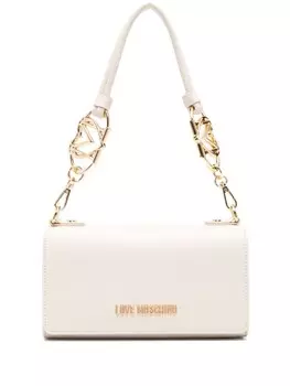 Сумка через плечо с логотипом Love Moschino, нейтральный цвет