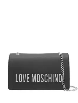 Сумка через плечо с логотипом Love Moschino, черный