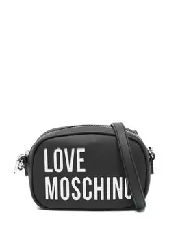 Сумка через плечо с логотипом Love Moschino, черный