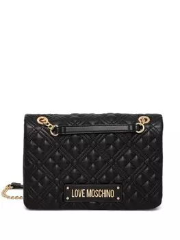 Сумка через плечо с логотипом Love Moschino, черный