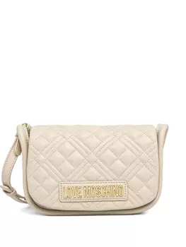 Сумка через плечо с логотипом Love Moschino, нейтральный
