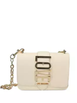 Сумка через плечо с логотипом Love Moschino, нейтральный