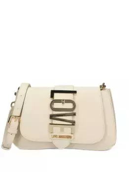 Сумка через плечо с логотипом Love Moschino, нейтральный