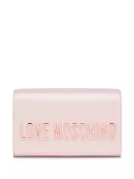 Сумка через плечо с логотипом Love Moschino, розовый