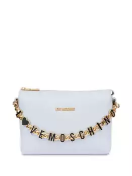 Сумка через плечо с логотипом Love Moschino, синий