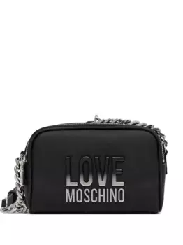 Сумка через плечо с логотипом Love Moschino, черный