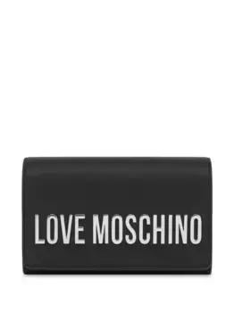 Сумка через плечо с логотипом Love Moschino, черный