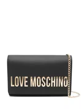 Сумка через плечо с логотипом Love Moschino, черный