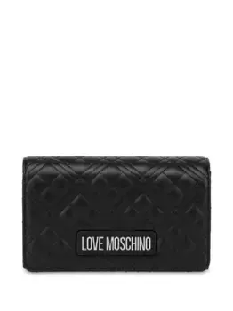 Сумка через плечо с логотипом Love Moschino, черный