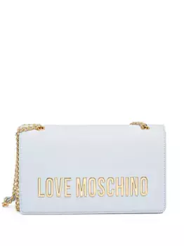 Сумка через плечо с логотипом Love Moschino, синий