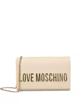 Сумка через плечо с логотипом Love Moschino, нейтральный