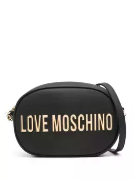 Сумка через плечо с логотипом Love Moschino, черный