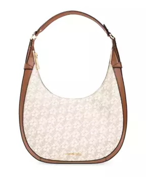 Сумка через плечо с логотипом Michael Kors, бежевый