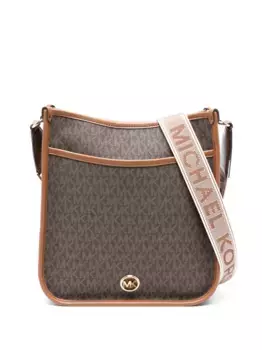 Сумка через плечо с логотипом Michael Michael Kors, коричневый