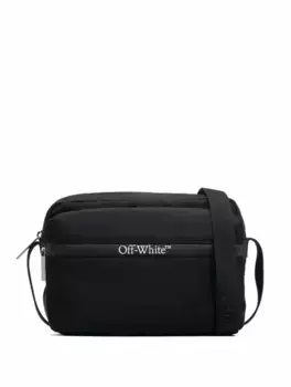 Сумка через плечо с логотипом Off-White, черный
