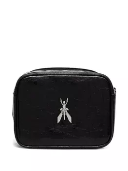 Сумка через плечо с логотипом Patrizia Pepe, черный