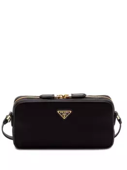 Сумка через плечо с логотипом Prada, черный
