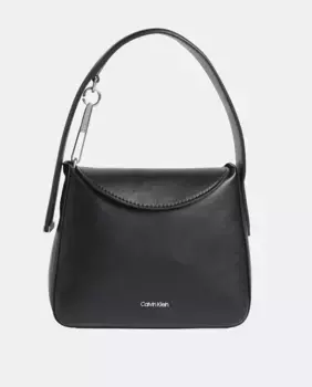 Сумка через плечо с логотипом спереди Calvin Klein, черный