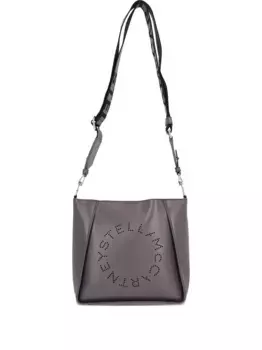 Сумка через плечо с логотипом STELLA MCCARTNEY, коричневый