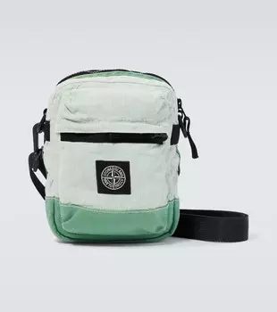 Сумка через плечо с логотипом Stone Island, зеленый