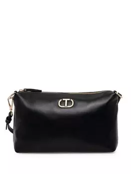 Сумка через плечо с логотипом TWINSET, черный