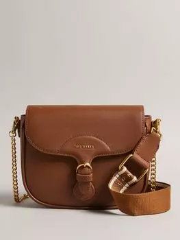 Сумка через плечо с лямкой-седлом Ted Baker, коричневый средний