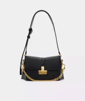 Сумка через плечо с магнитной застежкой Aldo, черный