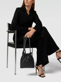 Сумка через плечо с магнитной застежкой, модель "LILOU" Les Visionnaires, черный