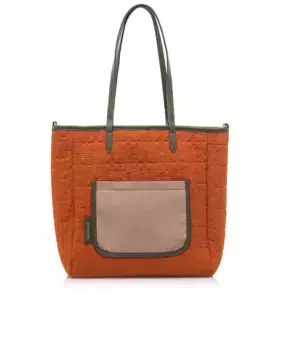 Сумка через плечо с мехом и карманом спереди Mariamare, оранжевый