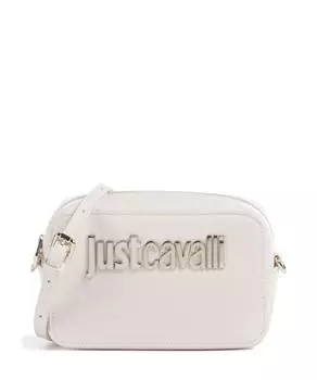 Сумка через плечо с металлическими буквами в стиле 6 из искусственной кожи Just Cavalli, белый