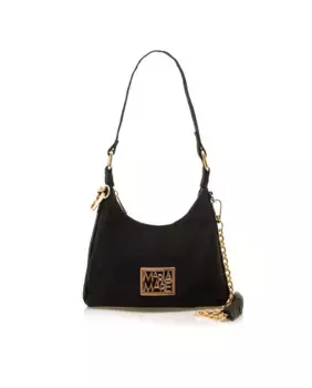 Сумка через плечо с металлической ручкой Mariamare, черный